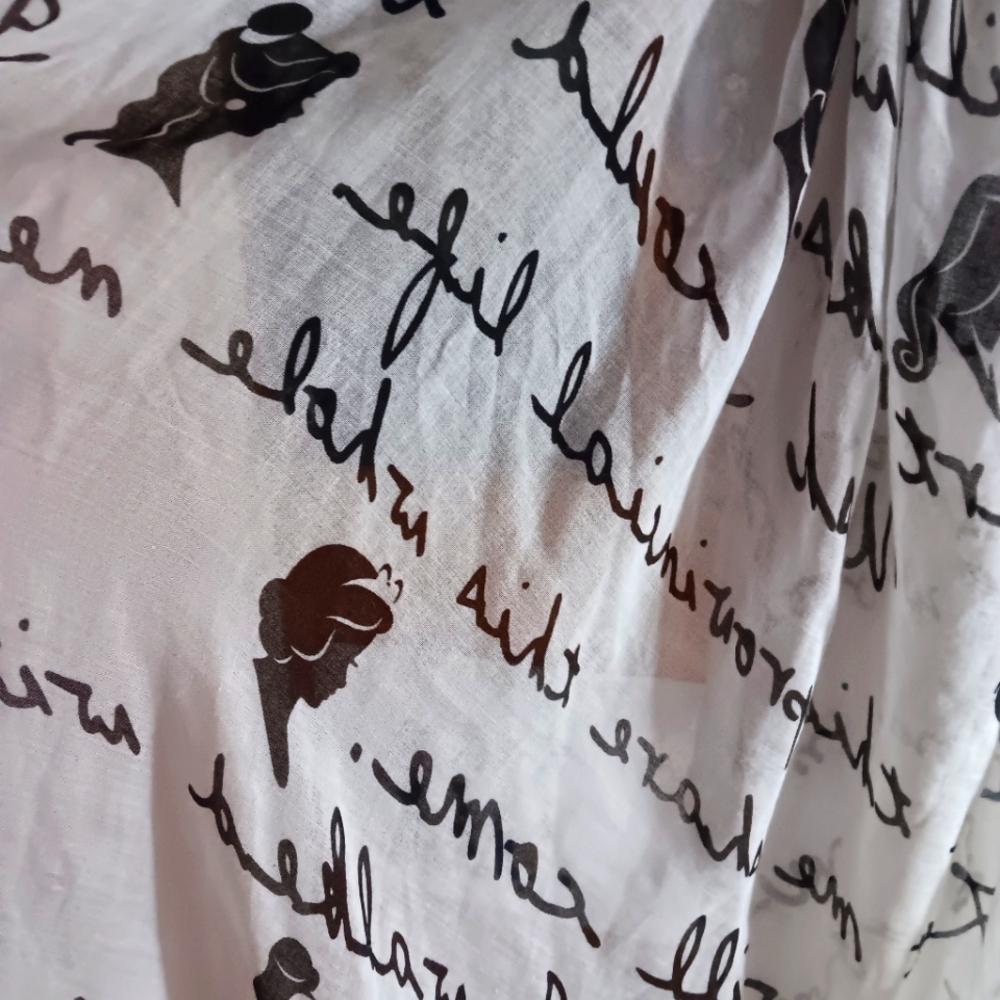 Disney Princess Silhouette Scarf